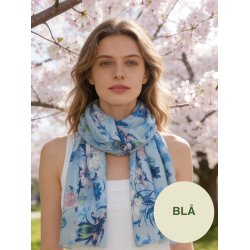 T�rkl�de - Blomster print 180*90