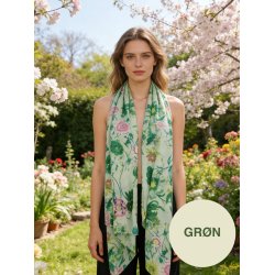 T�rkl�de - Blomster print 180*90