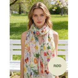 T�rkl�de - Blomster print 180*90