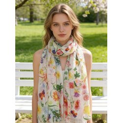 T�rkl�de - Blomster print 180*90